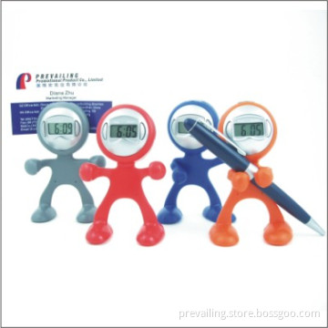 Pen Holders with LCD Clock